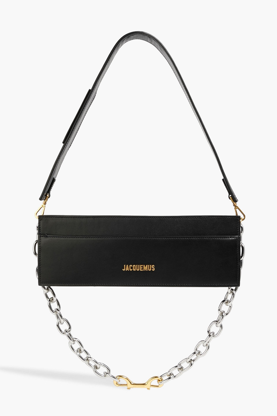 Jacquemus Le Ciuciu Leather Shoulder Bag In Black
