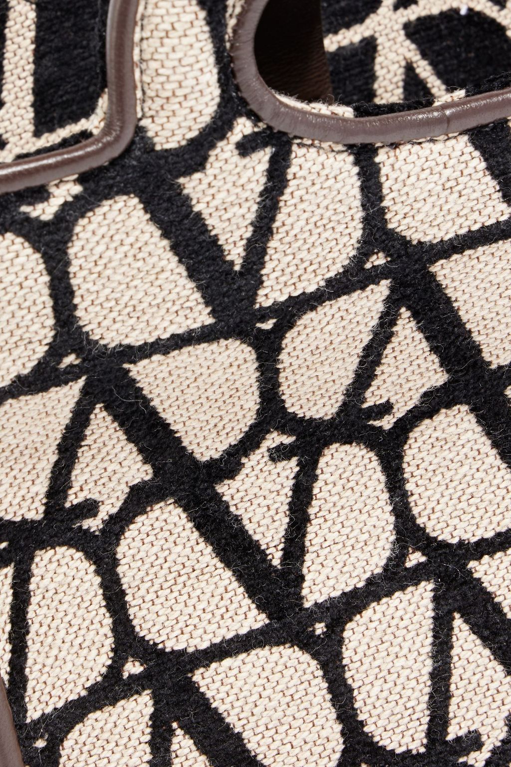 VALENTINO GARAVANI Le Troisième mini canvas-jacquard tote