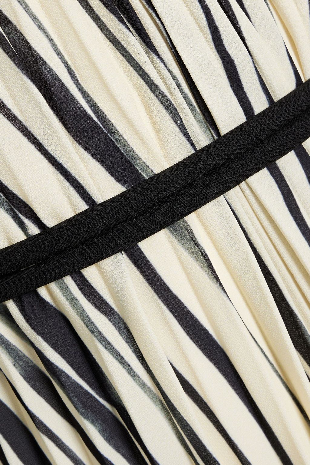 PROENZA SCHOULER Frida pleated printed chiffon halterneck maxi dress