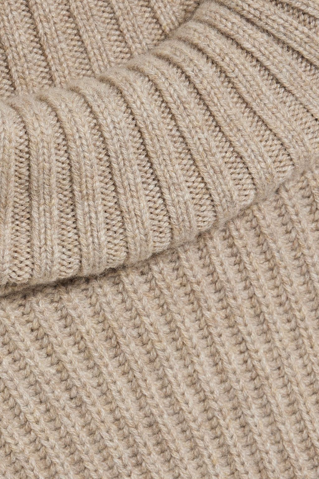 KHAITE Nimbus ribbed cashmere turtleneck sweater