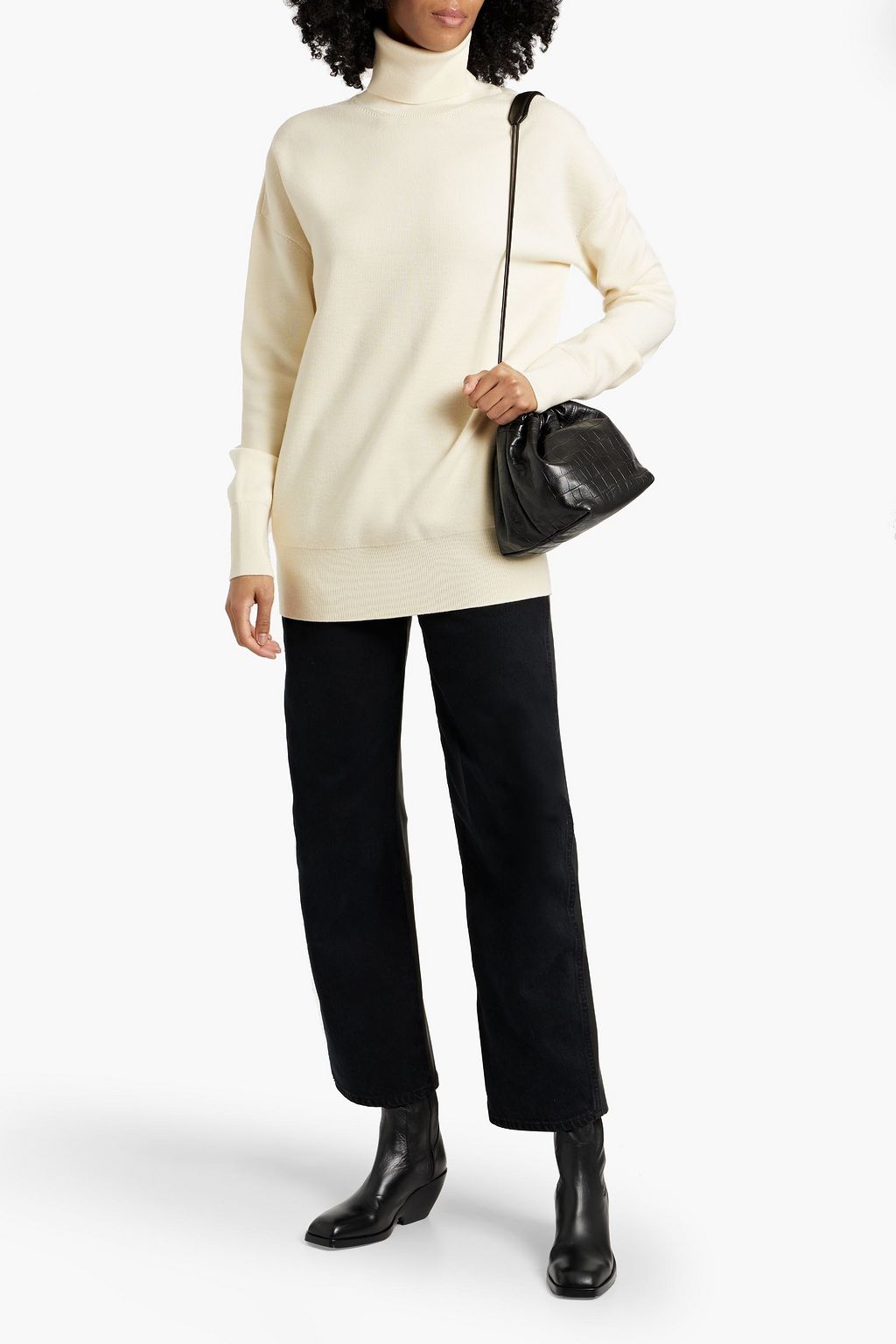 KHAITE Esmane wool turtleneck sweater