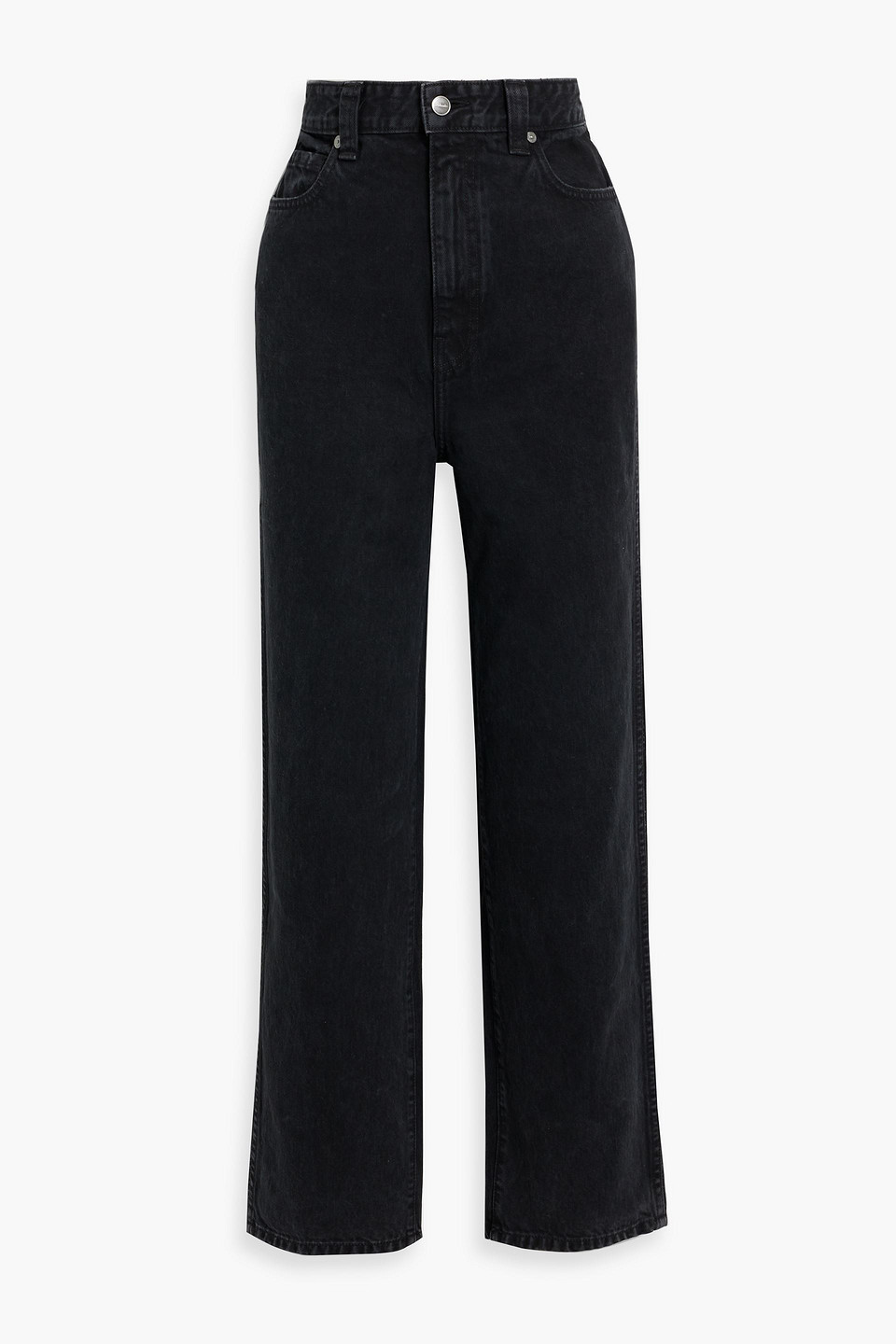 Khaite Martin Hoch Sitzende Jeans Mit Geradem Bein In Schwarz