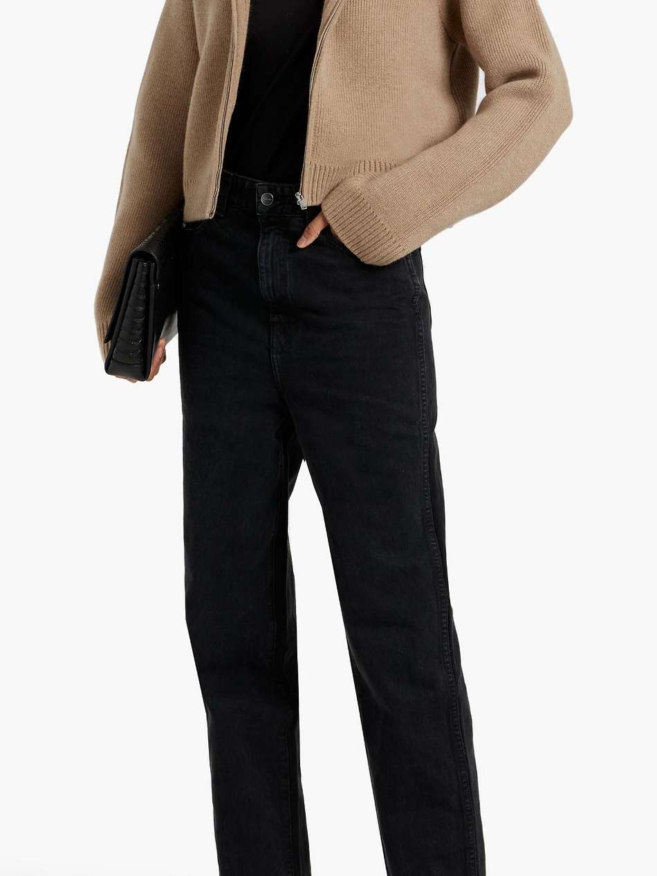 martin high-rise straight-leg jeans