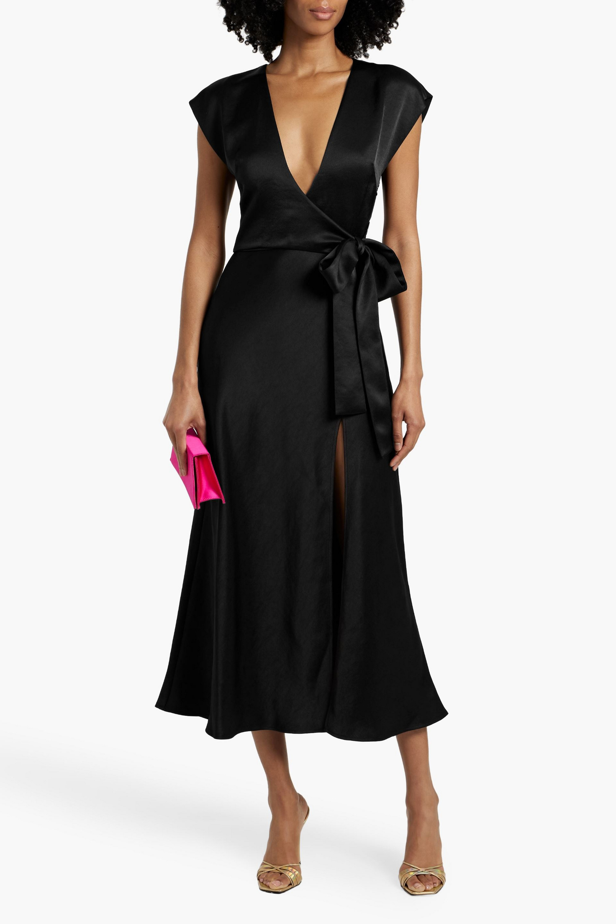 Bec + Bridge The Dreamer wrap-effect satin-crepe midi dress