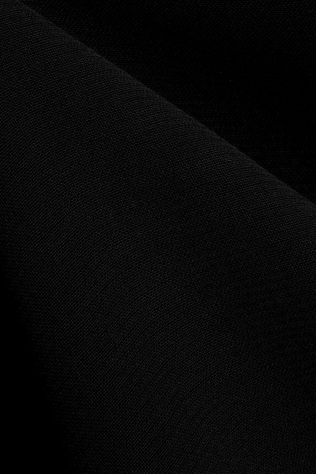 KHAITE Axell linen and silk-blend crepe top
