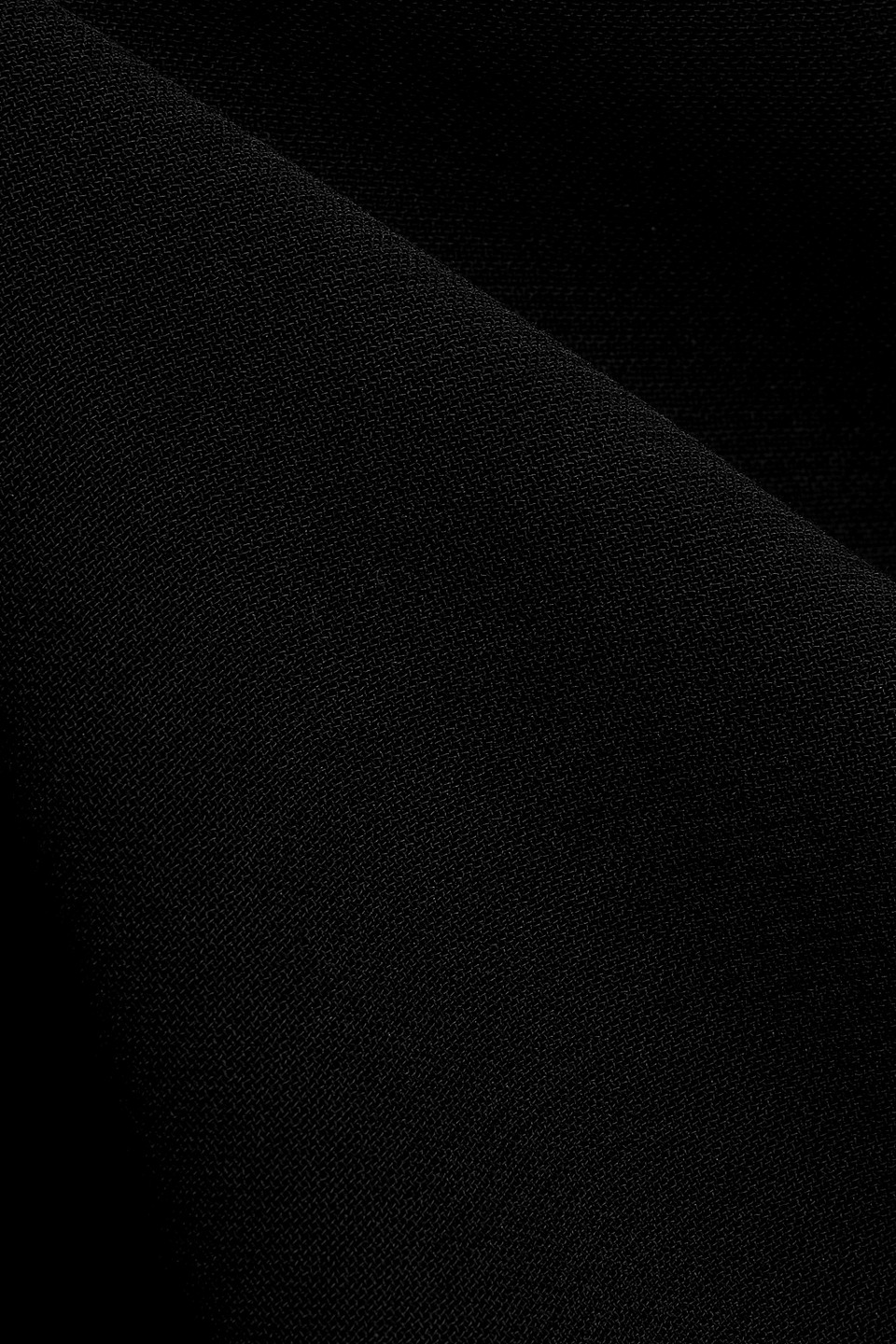 KHAITE AXELL LINEN AND SILK-BLEND CREPE TOP