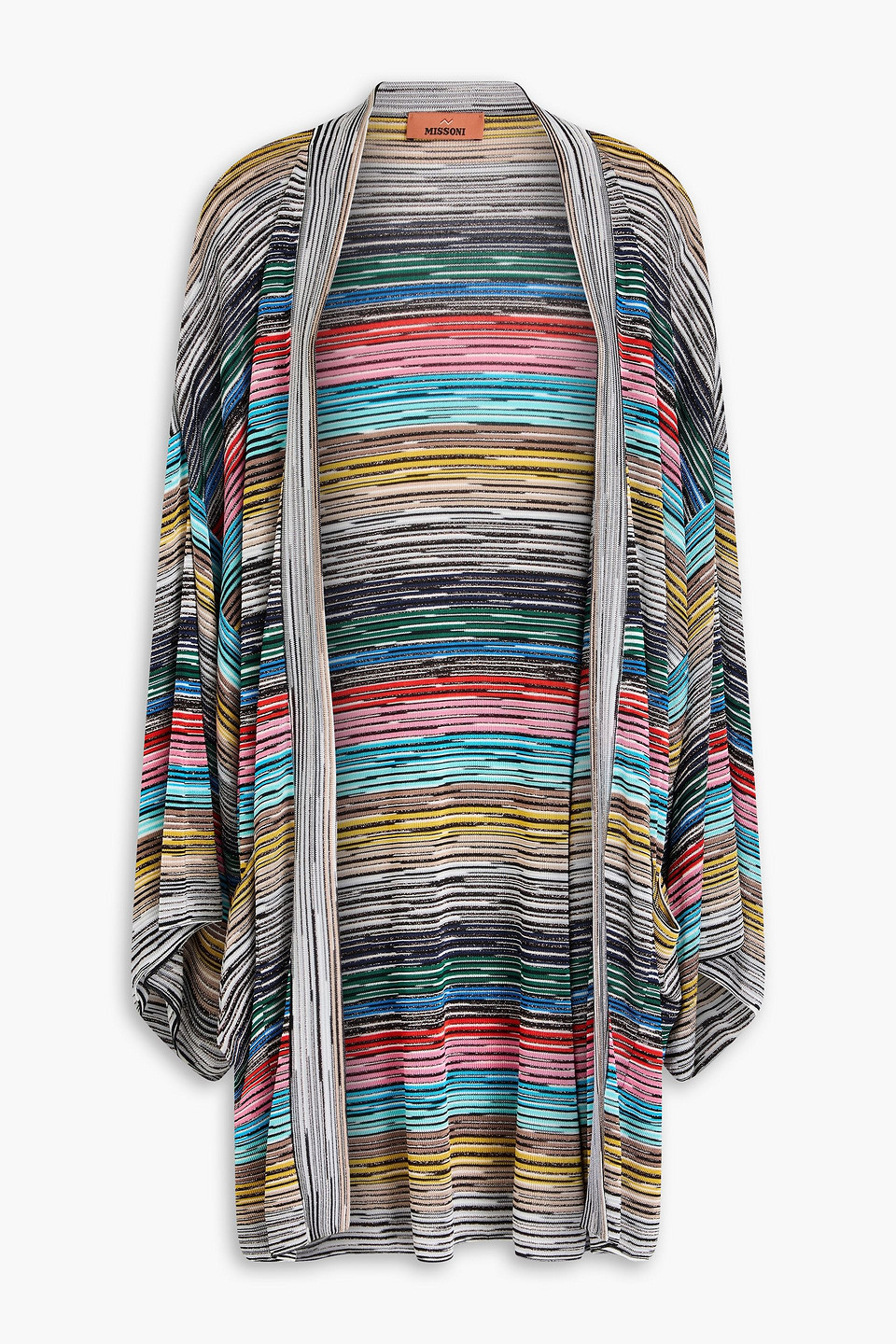 Missoni Oversized Metallic Space-dyed Knitted Cardigan In Multicolor