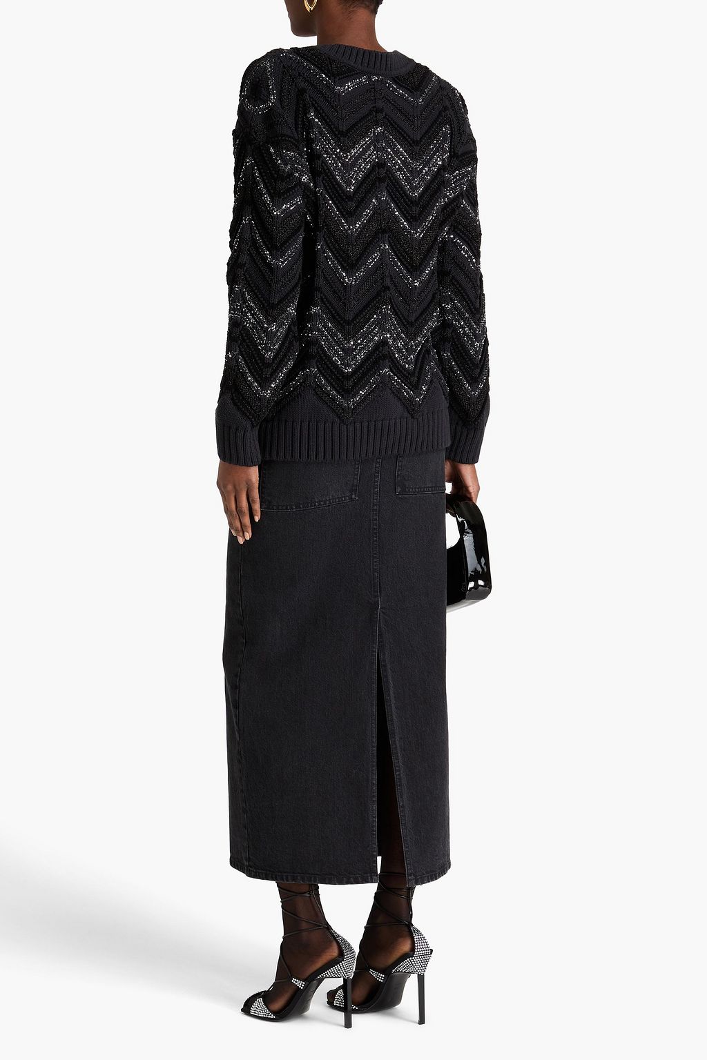 MISSONI Sequin-embellished knitted sweater
