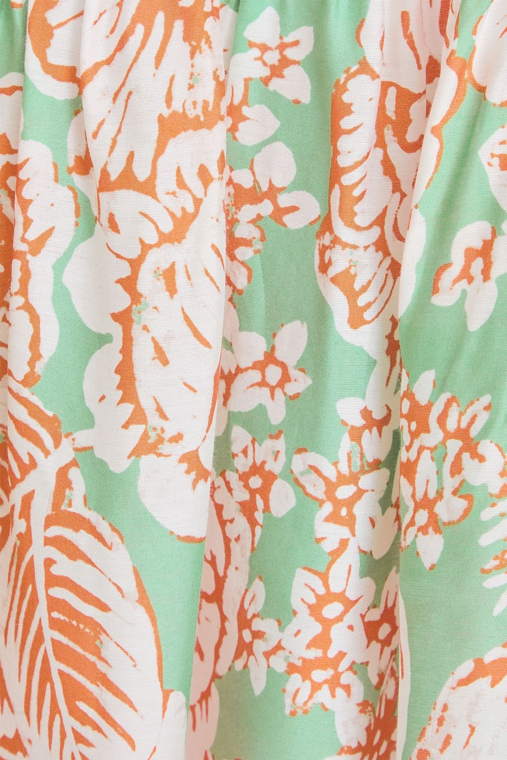 DIANE VON FURSTENBERG 織地 ミディワンピース フローラルプリント
