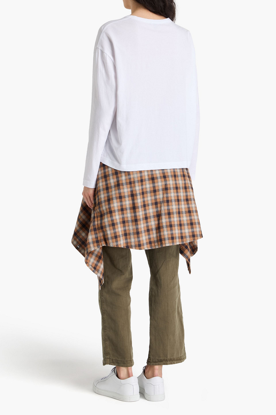 JAMES PERSE SLUB COTTON-JERSEY TOP