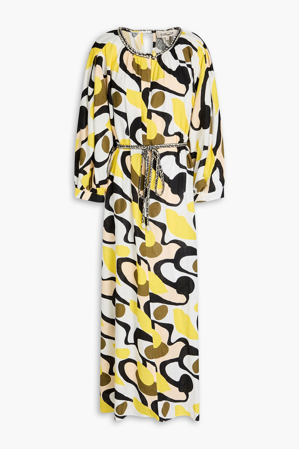 Diane Von Furstenberg Bambi Printed Woven Midi Dress