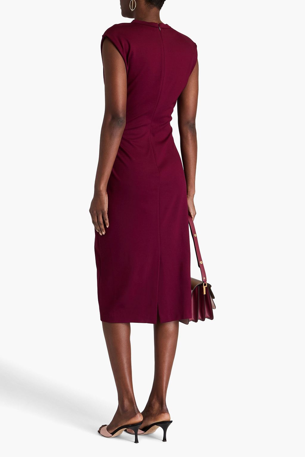 DIANE VON FURSTENBERG ストレッチジャージー ミディワンピース