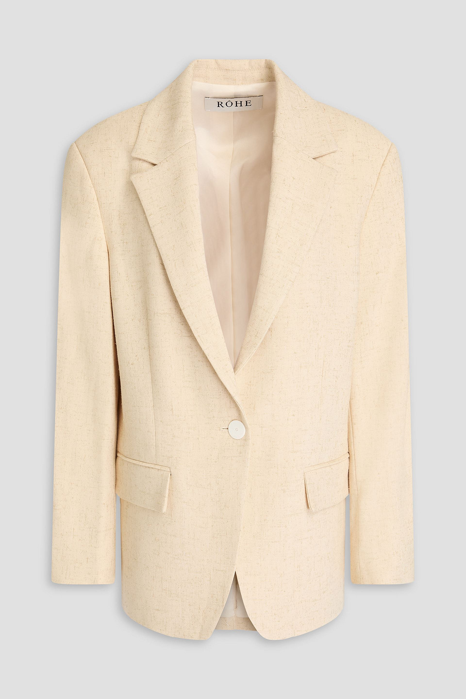Rohe Tweed Blazer In Creme