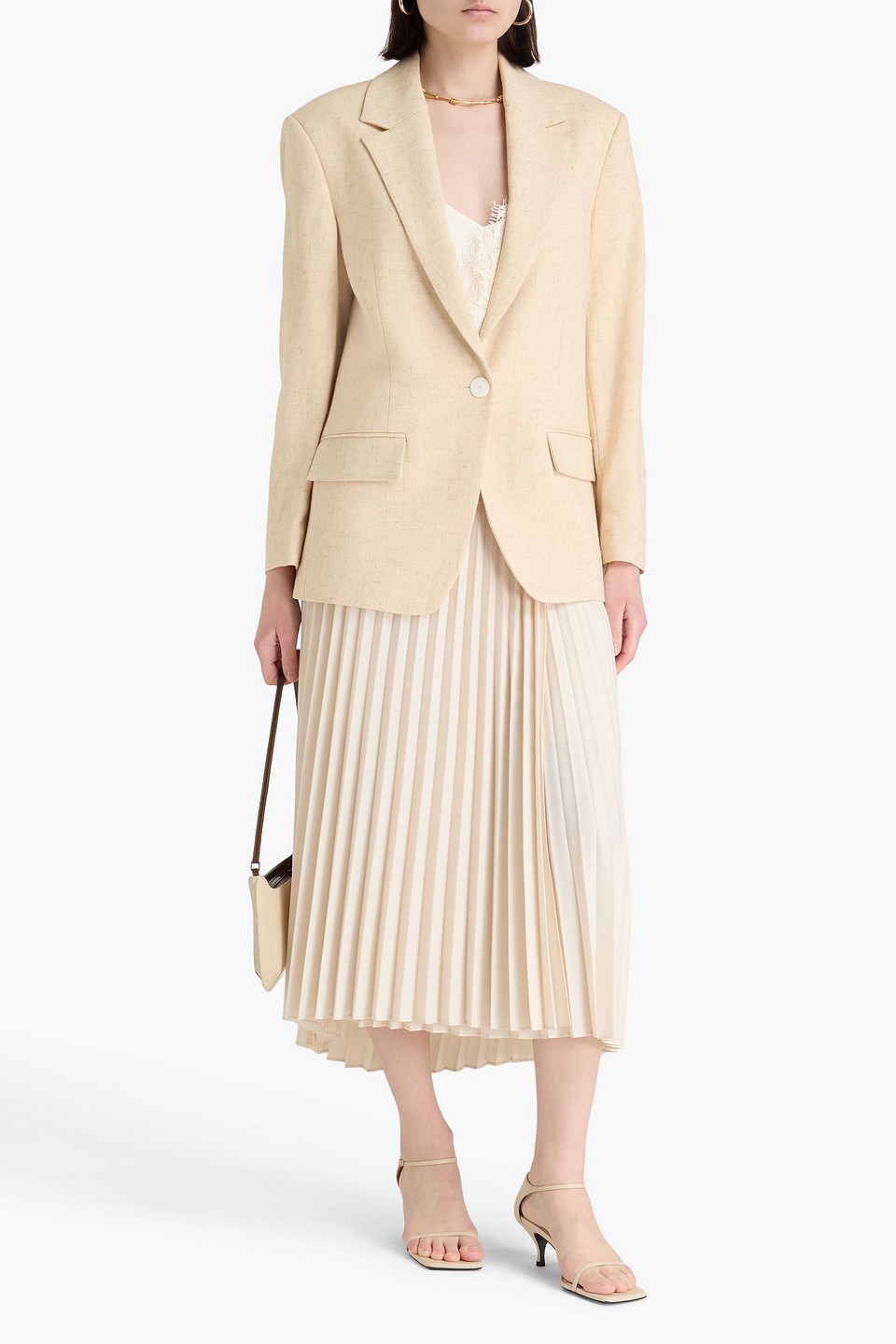 Róhe - Tweed Blazer - White - De 38 