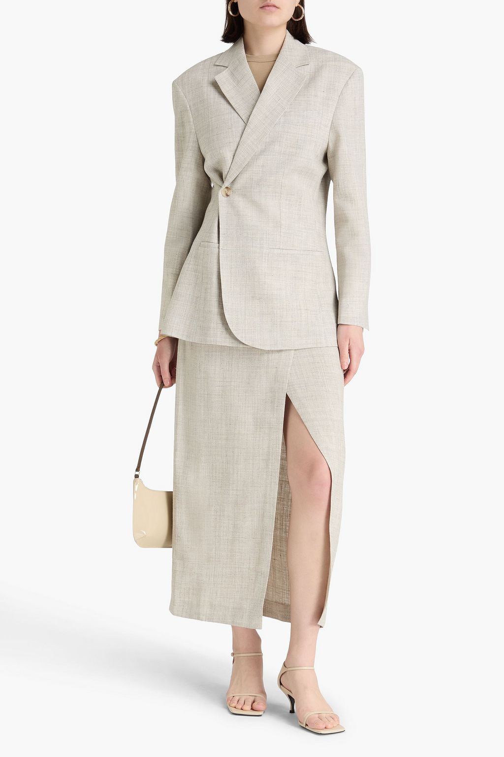 RÓHE Double-breasted woven blazer