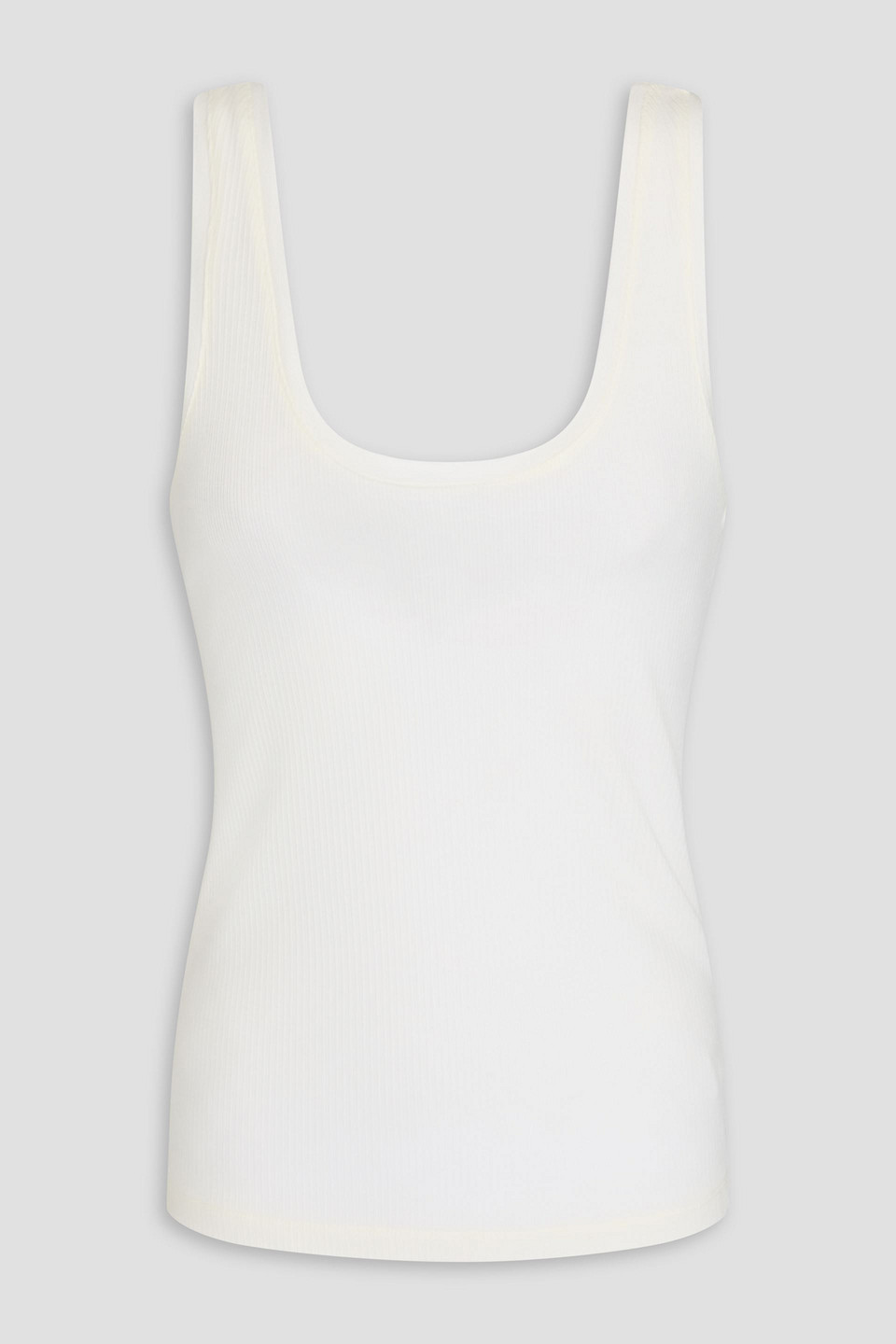 James Perse Tencel™-blend Jersey Tank In Ivory