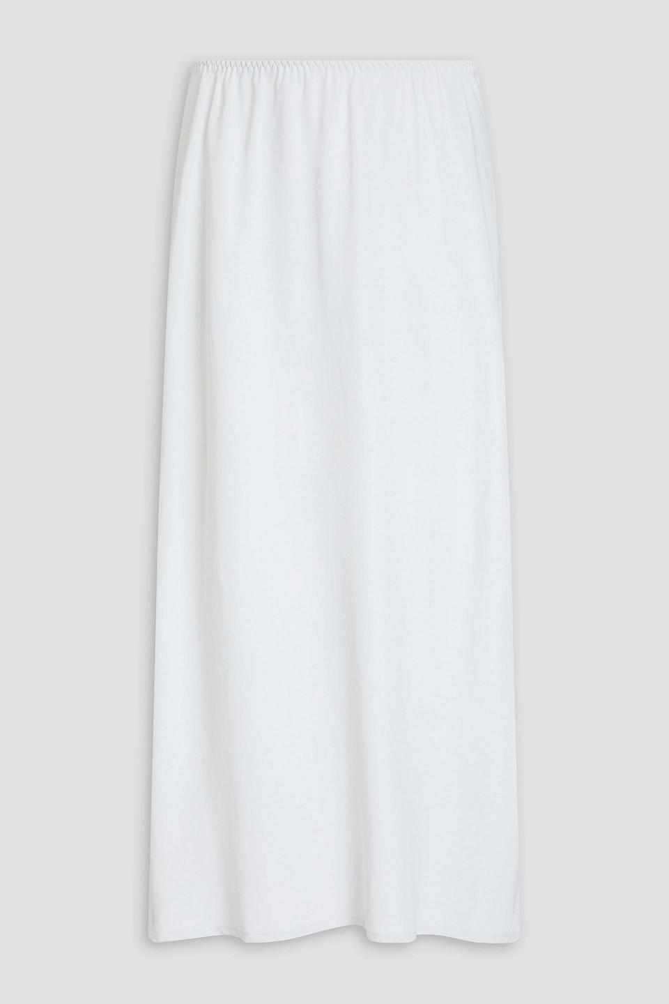 James Perse Woven Midi Skirt In Off-white