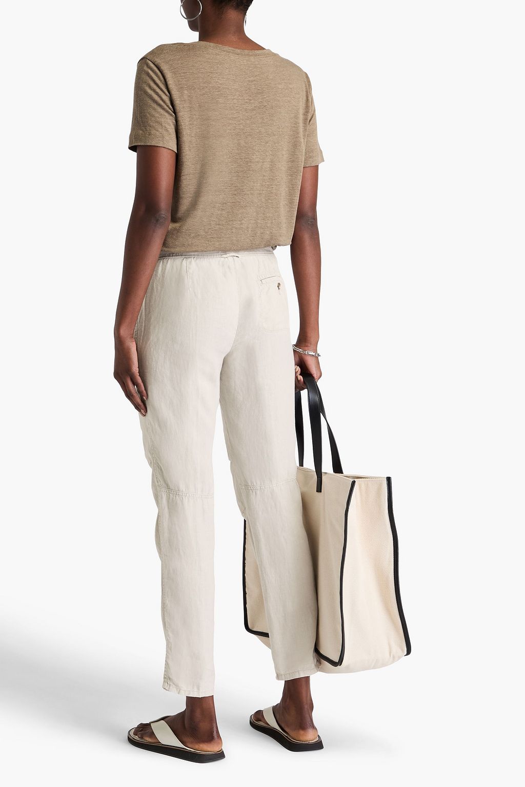 JAMES PERSE Linen track pants