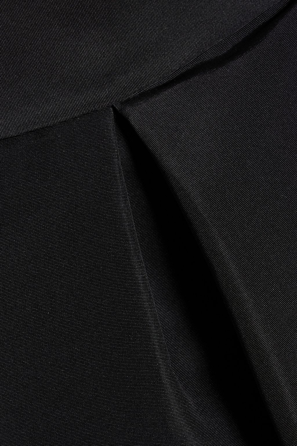 CAROLINA HERRERA Pleated silk-faille skirt