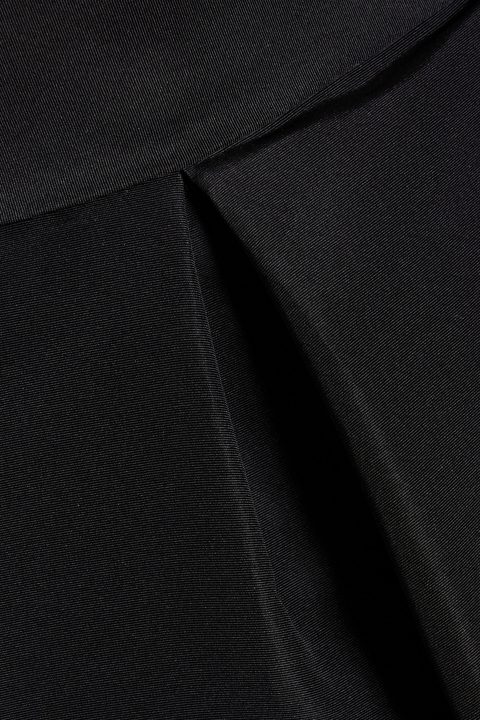 CAROLINA HERRERA PLEATED SILK-FAILLE SKIRT