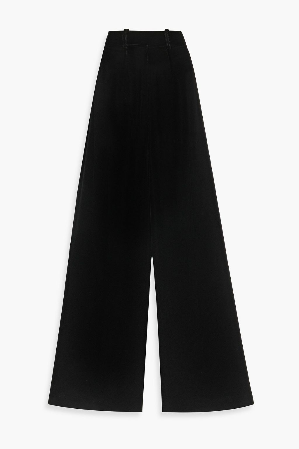 NINA RICCI Cupro-blend velvet flared pants