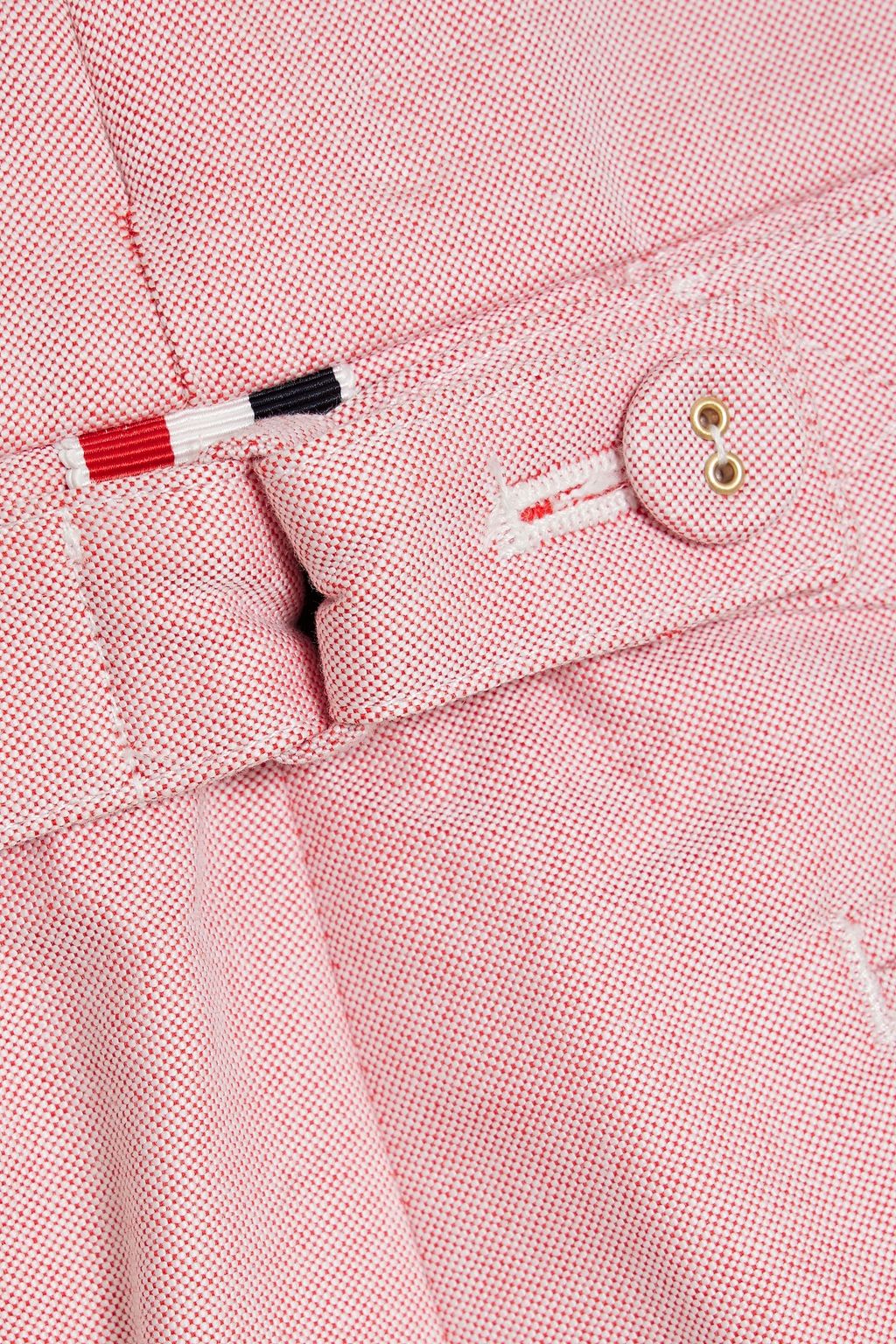 THOM BROWNE Cotton Oxford shorts