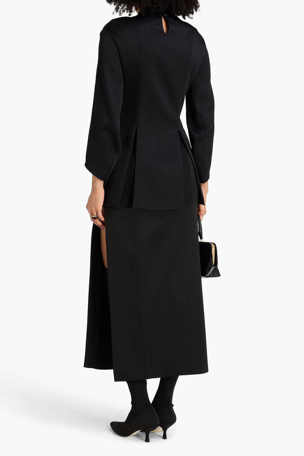 KHAITE بلوزة "ماهني" من حرير الكريب