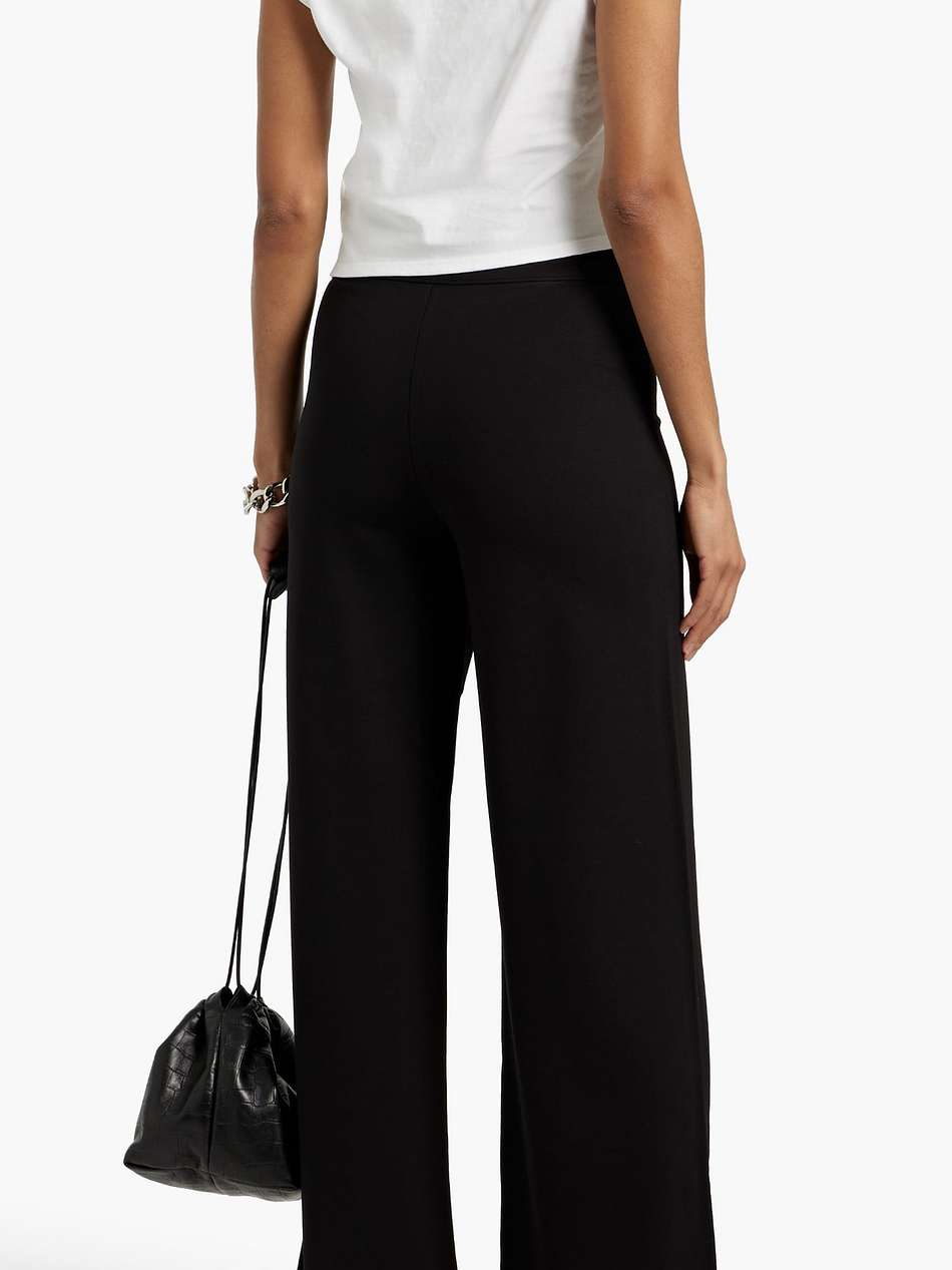 mica cropped cotton-jersey top