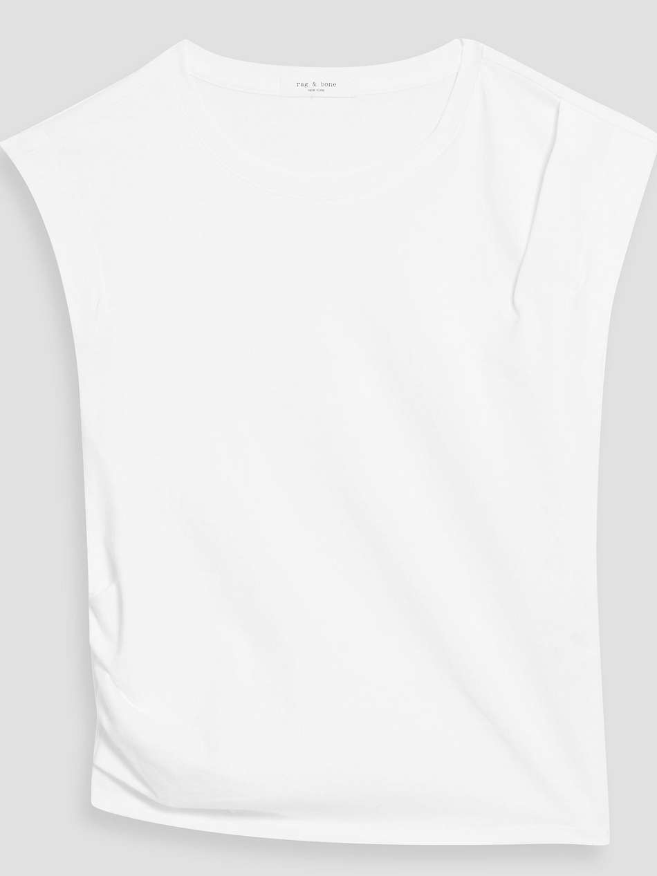 mica cropped cotton-jersey top