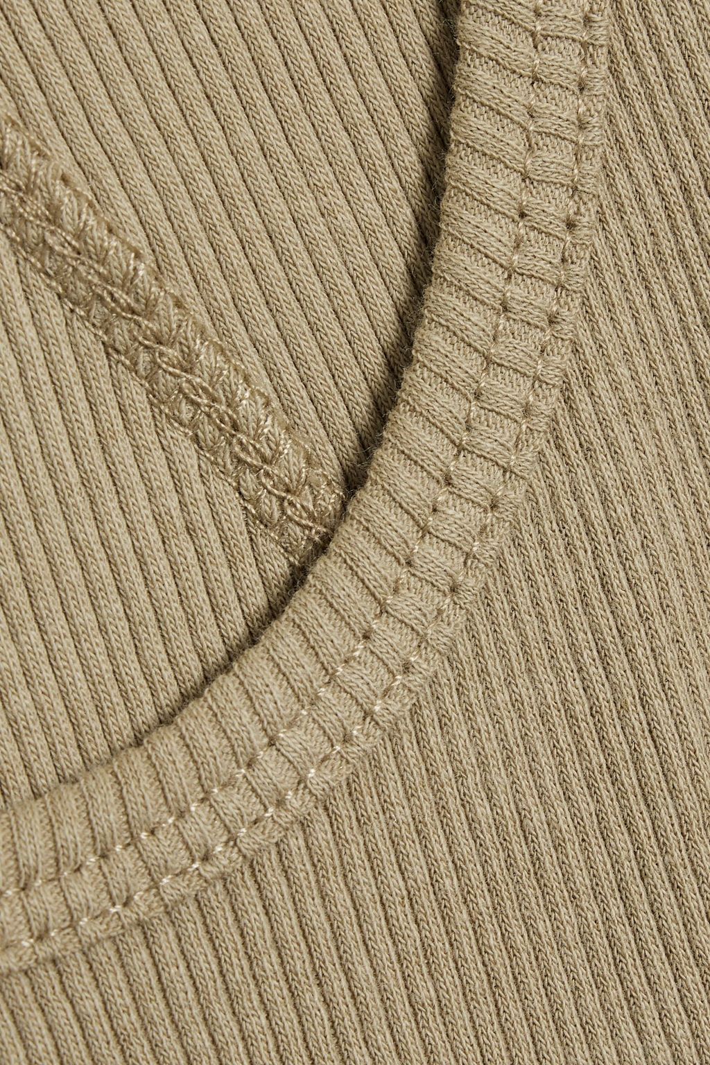 RAG & BONE Ribbed Pima cotton-blend jersey tank