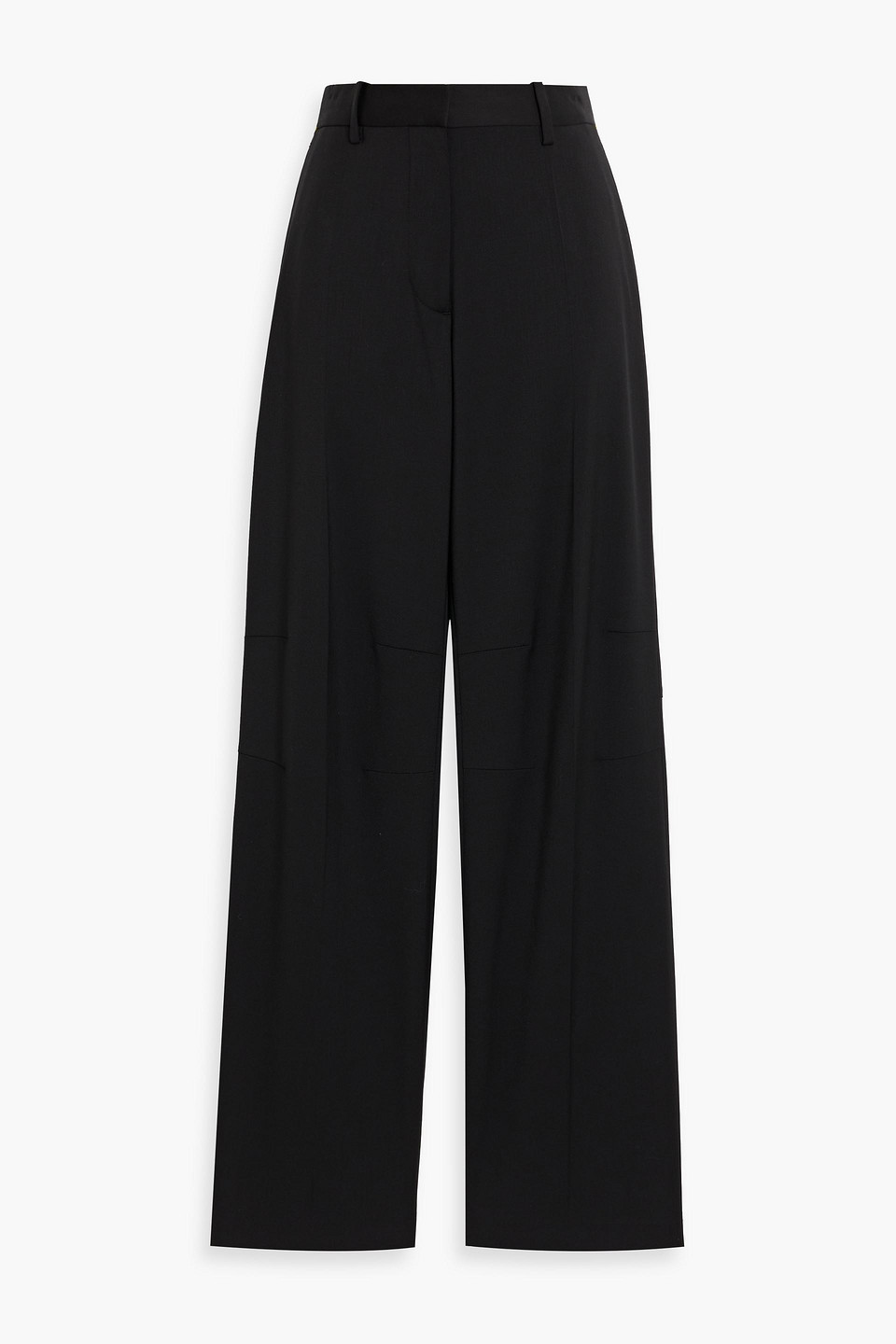 Helmut Lang Wool-twill Straight-leg Pants In Black