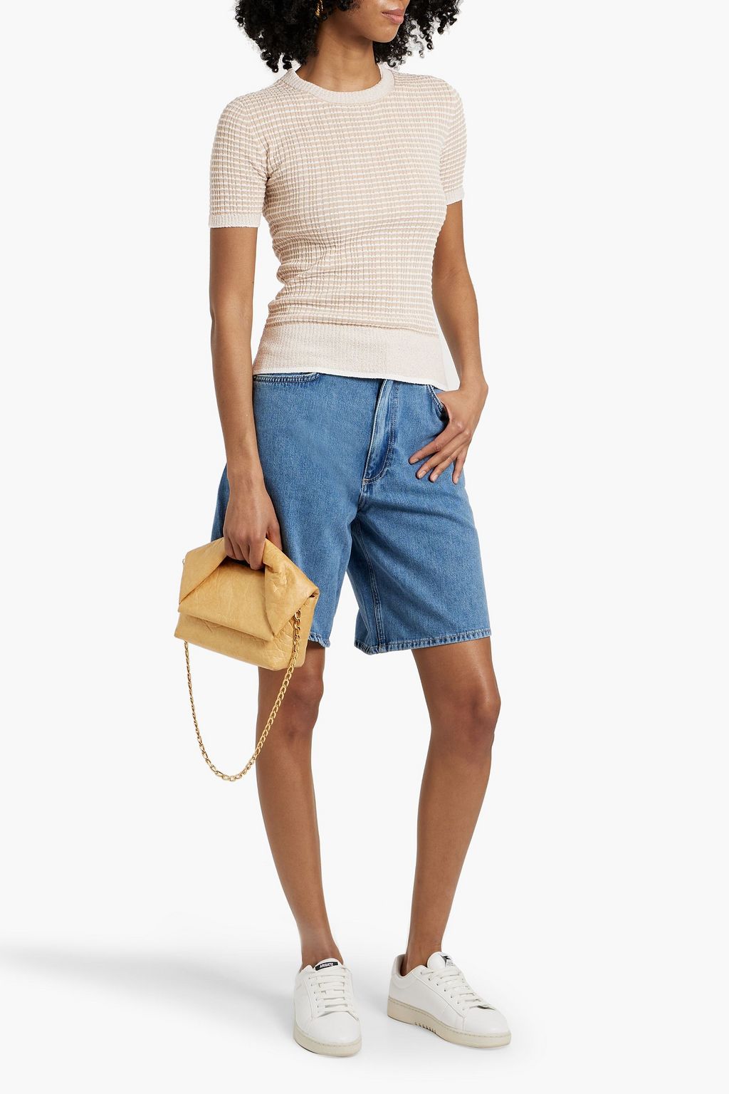 RAG & BONE Mckenna denim shorts
