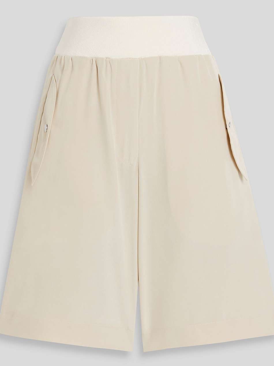 silk crepe de chine shorts