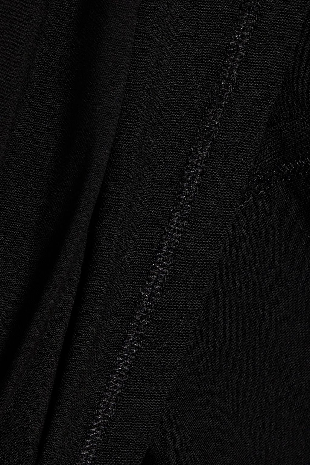 HELMUT LANG Protection asymmetric Lyocell-blend jersey midi dress