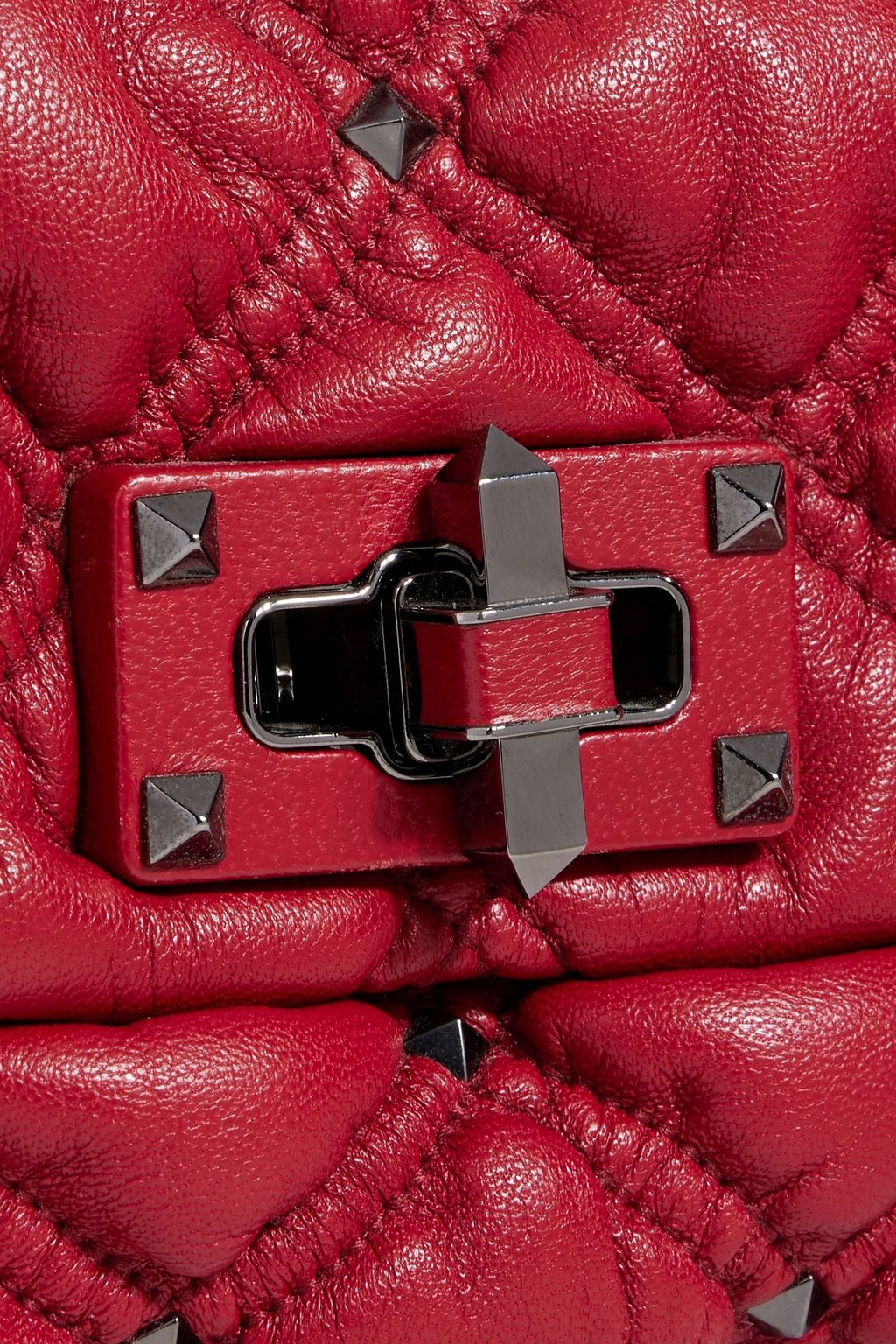 VALENTINO GARAVANI Rockstud Spikeme quilted leather shoulder bag