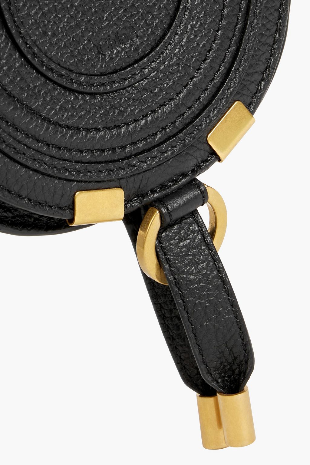 CHLOÉ Marcie pebbled-leather cross-body bag