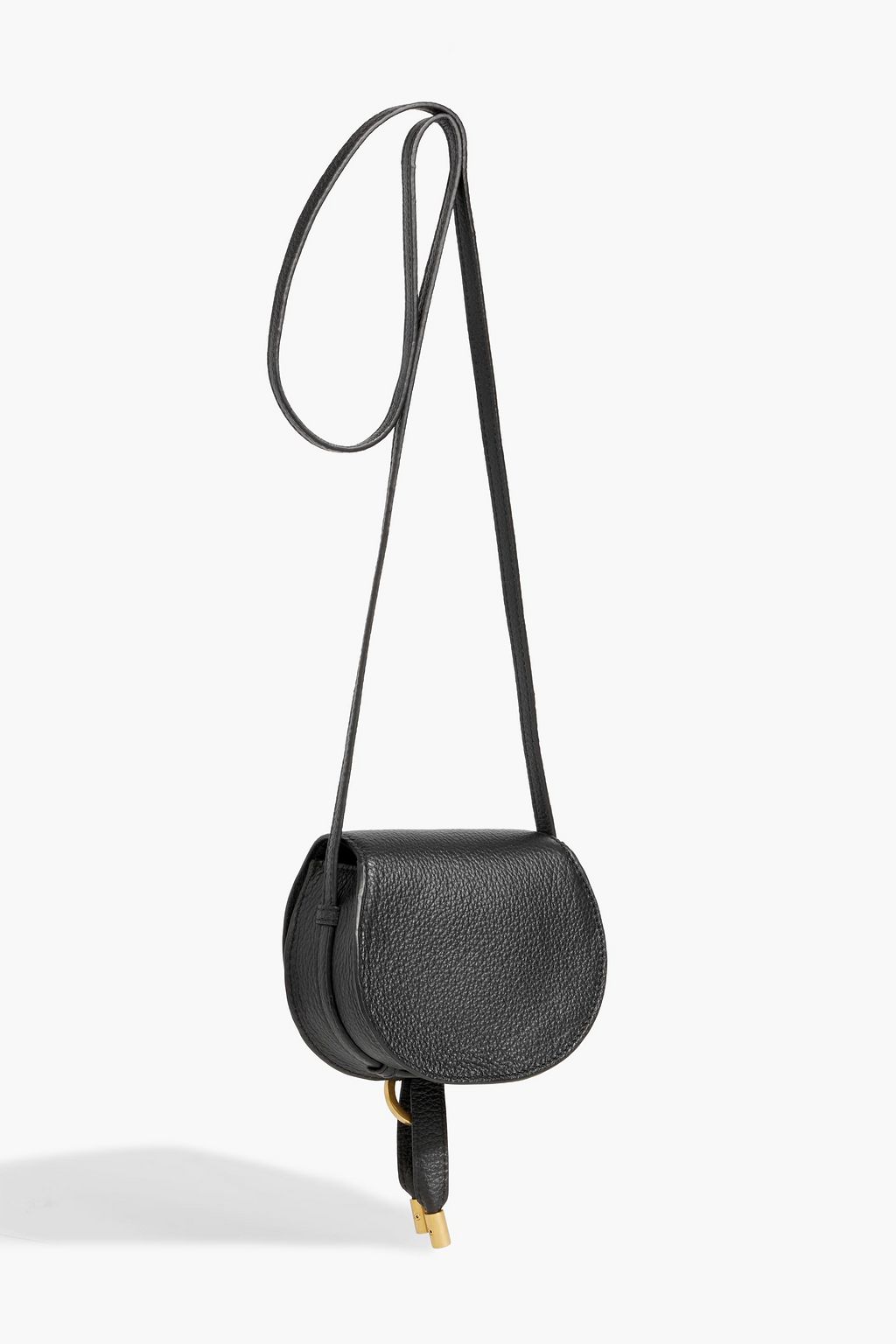 CHLOÉ Marcie pebbled-leather cross-body bag