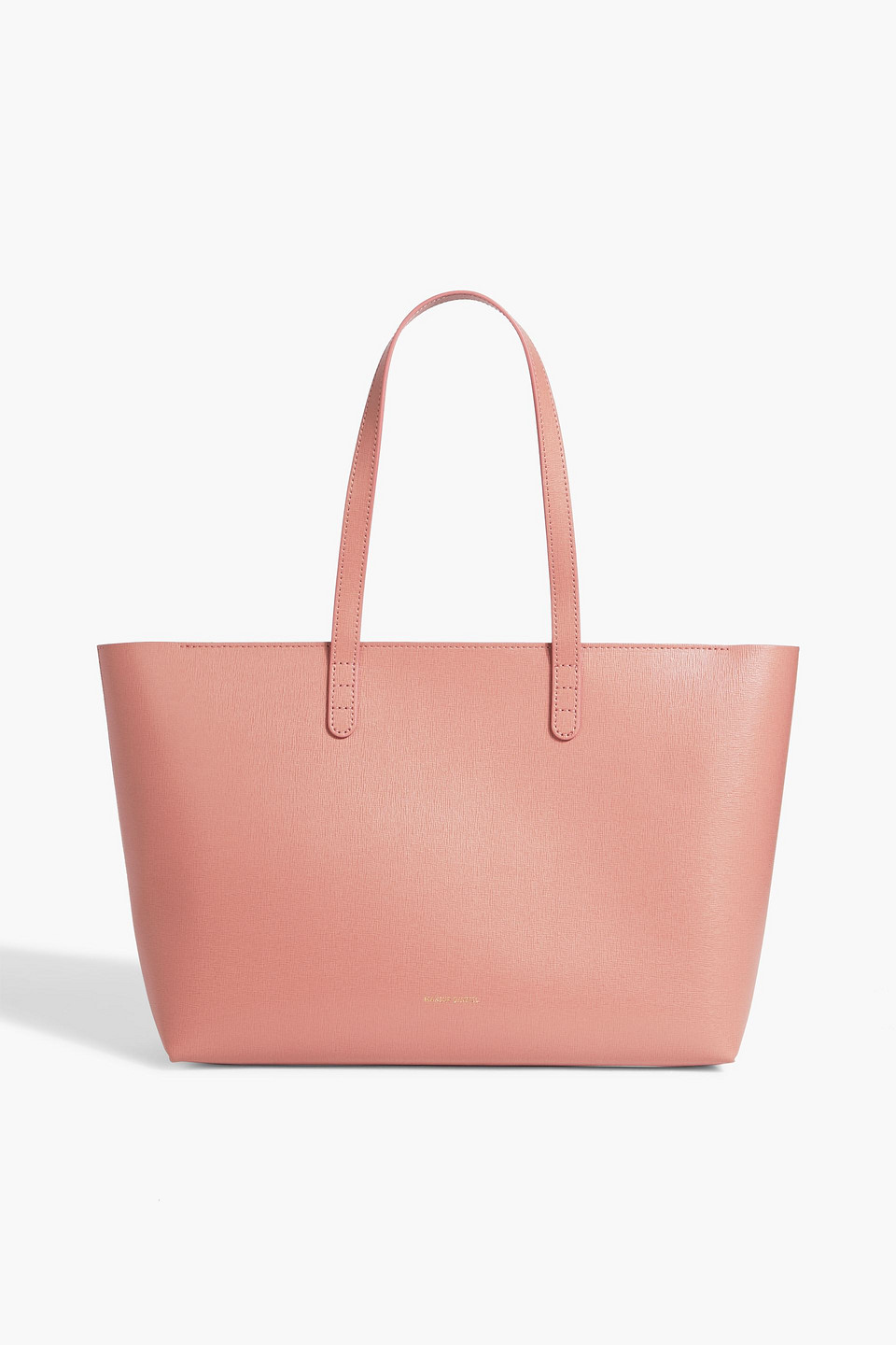 Mansur Gavriel Textured-leather Tote In Antique Rose