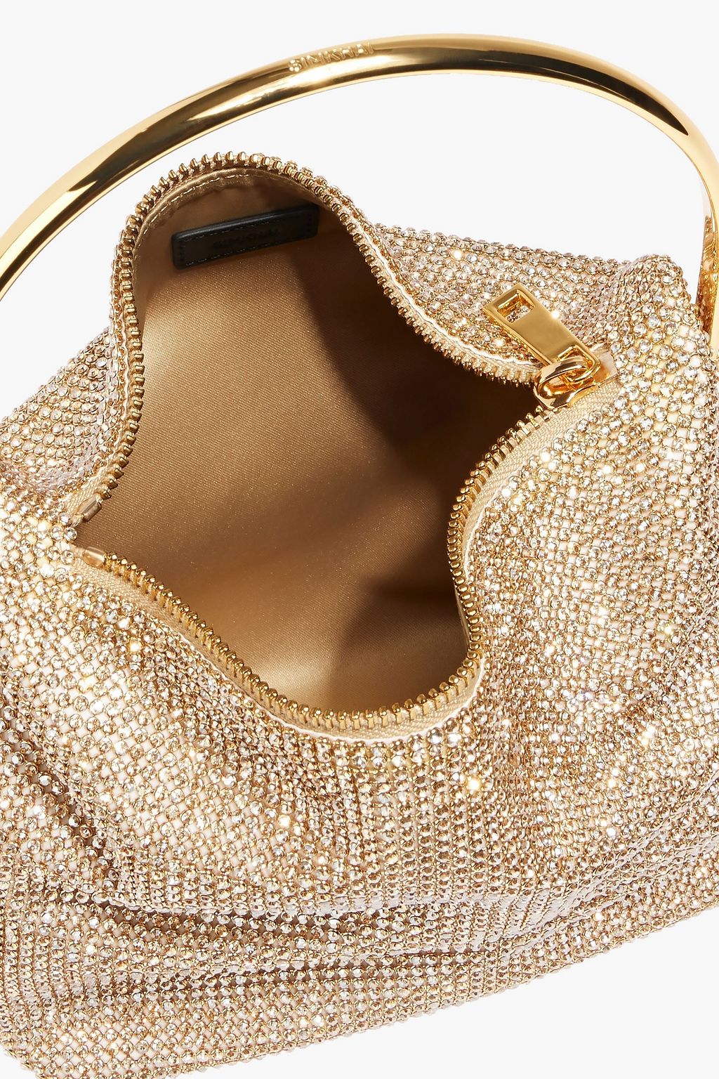 SIMKHAI Irena crystal-embellished satin tote