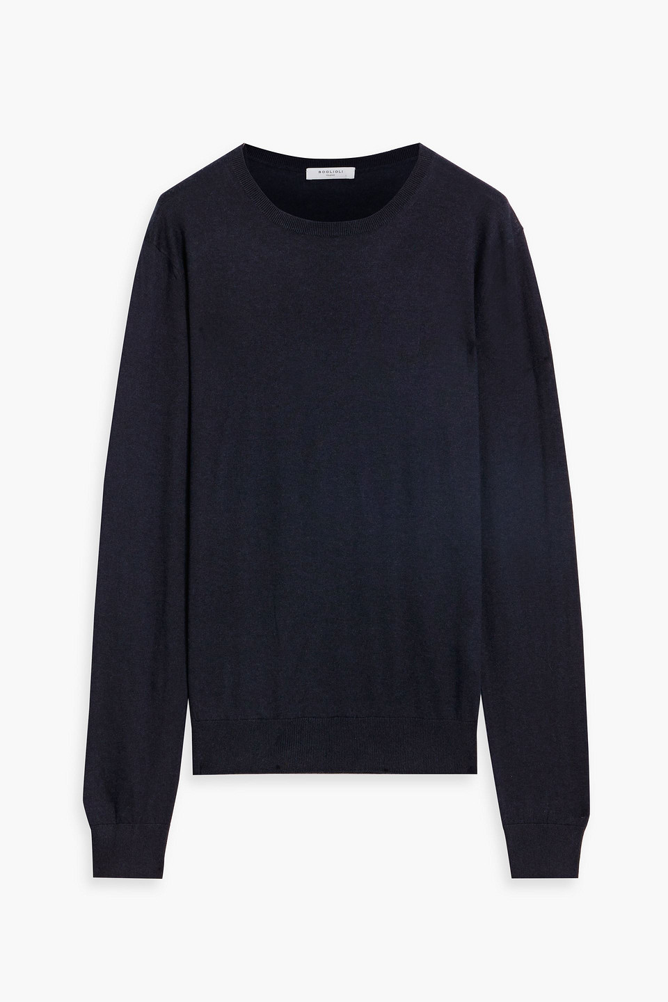 Cotton, cashmere and silk-blend sweater