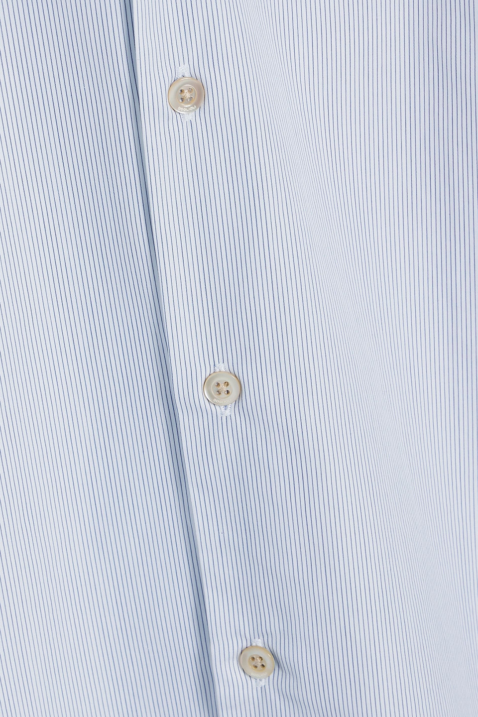 BOGLIOLI PINSTRIPED COTTON-POPLIN SHIRT