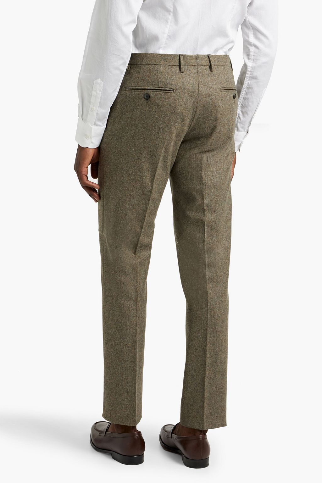BOGLIOLI Slim-fit wool-flannel suit