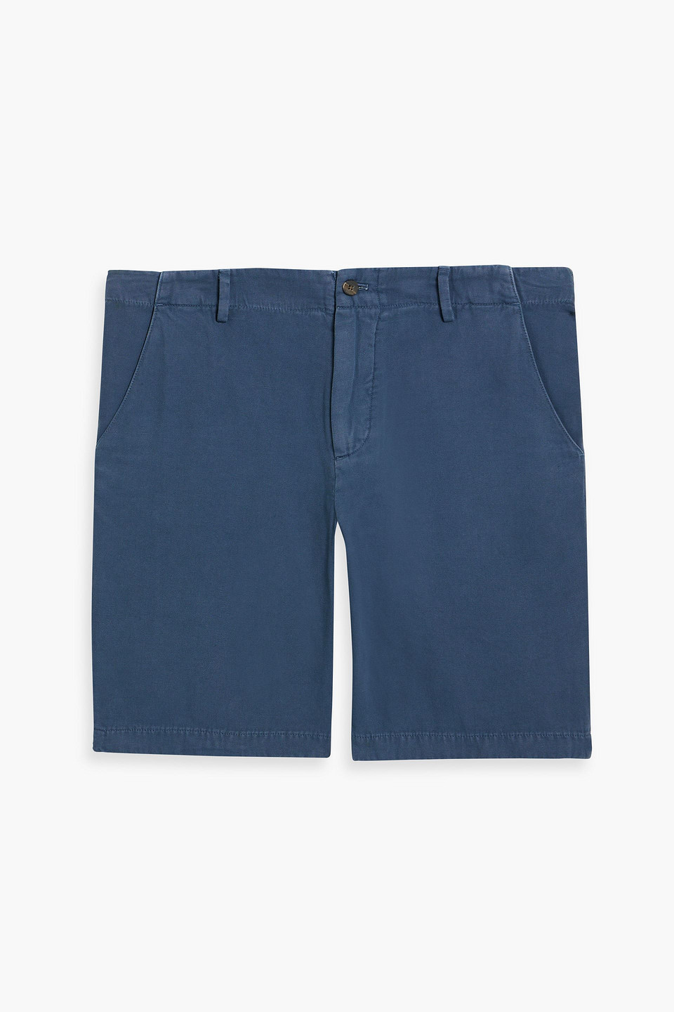 Cotton and linen-blend shorts