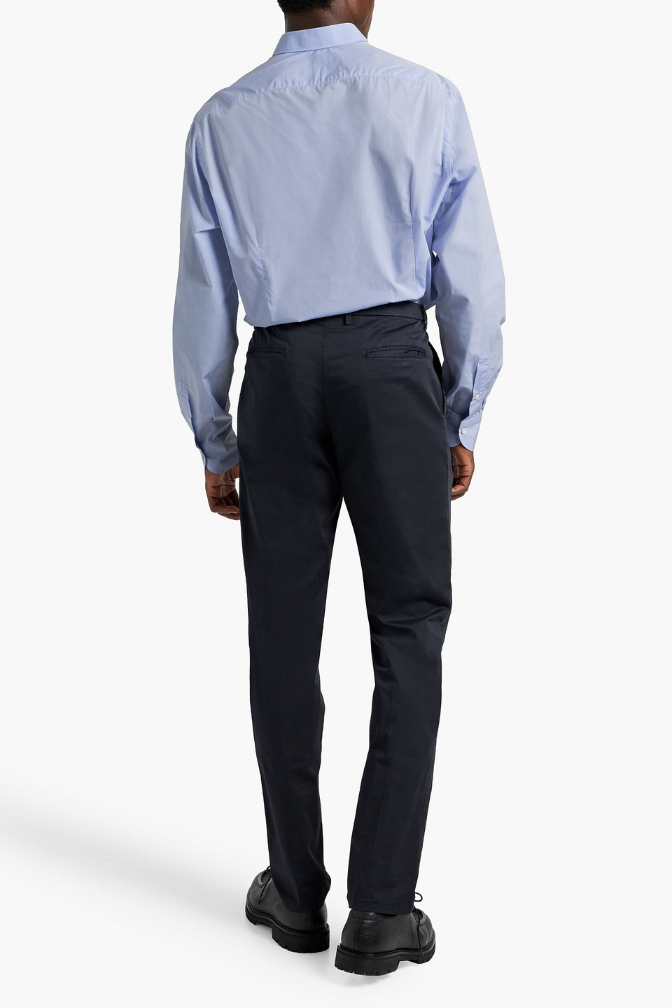 BOGLIOLI SLIM-FIT COTTON-BLEND PANTS