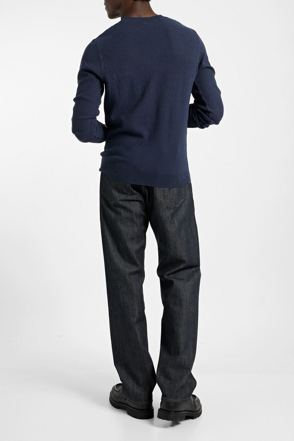 Boglioli Cotton Sweater In Blue