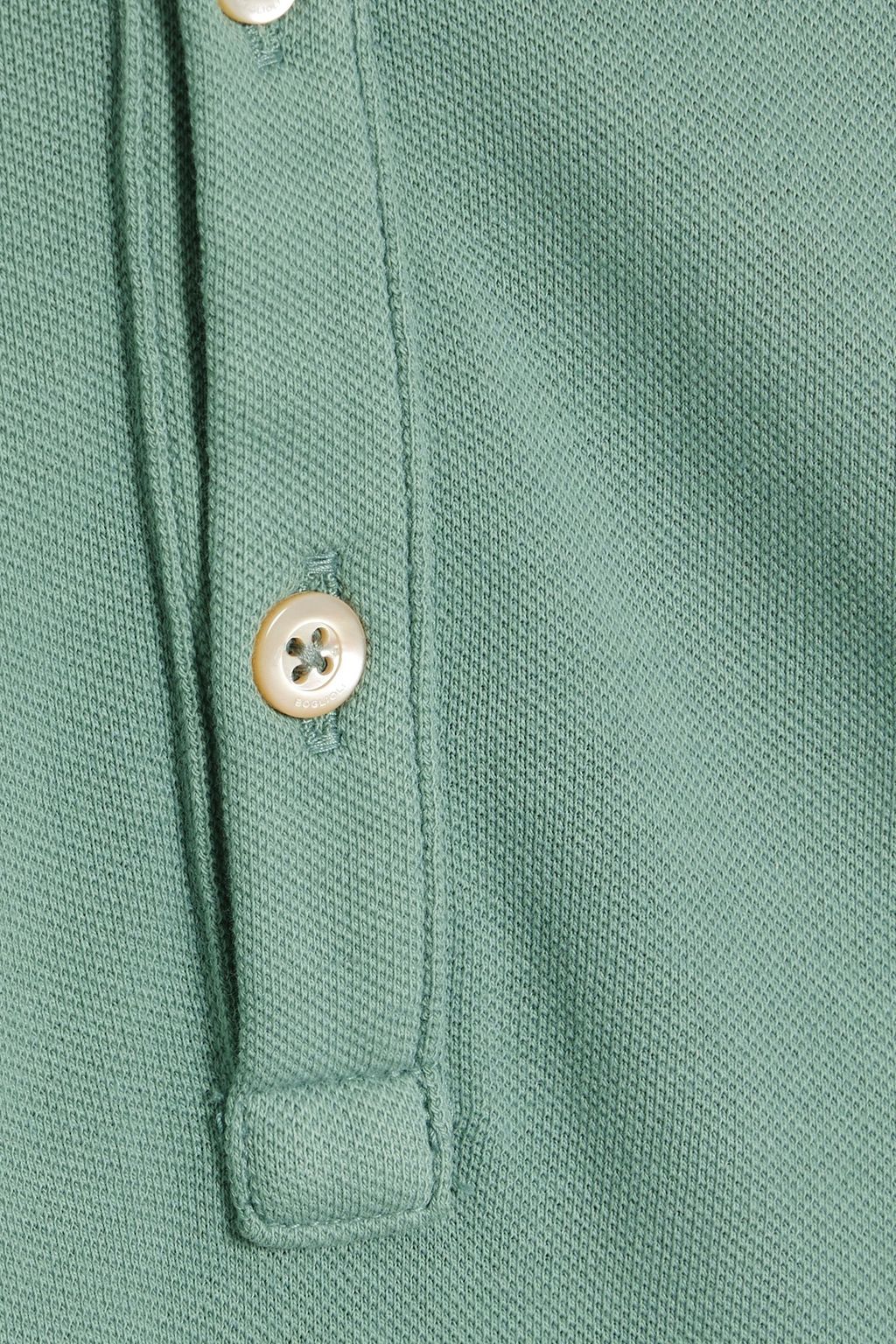 BOGLIOLI Cotton-blend piqué polo shirt