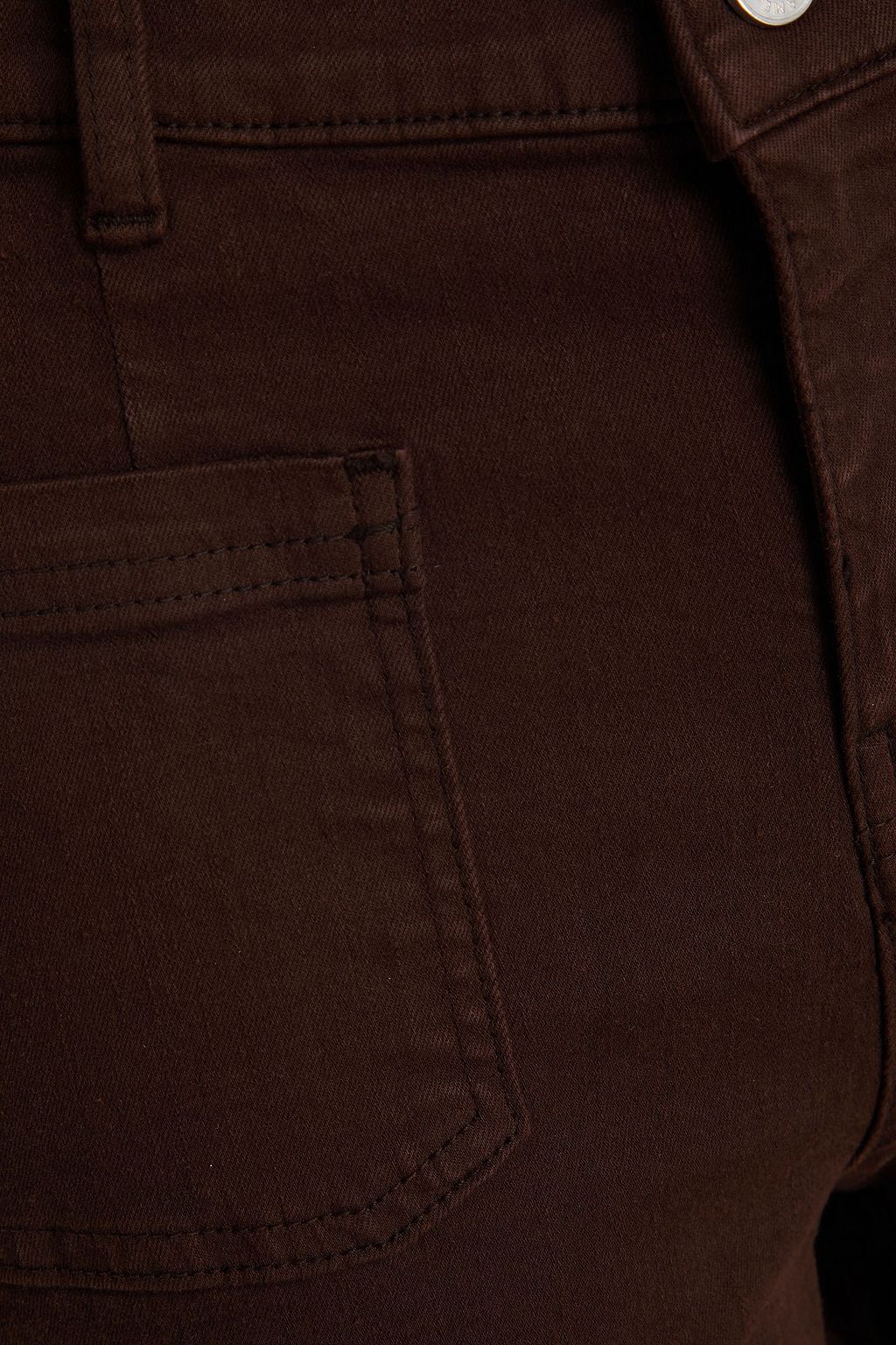 FRAME Le Slim Palazzo Bardot high-rise wide-leg jeans