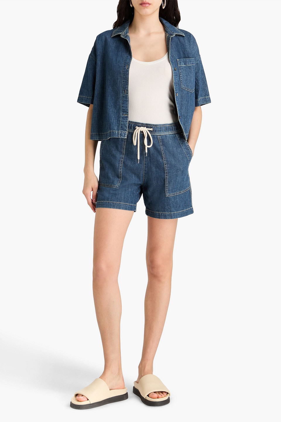  James Perse - Denim Shorts - Blue - 0 