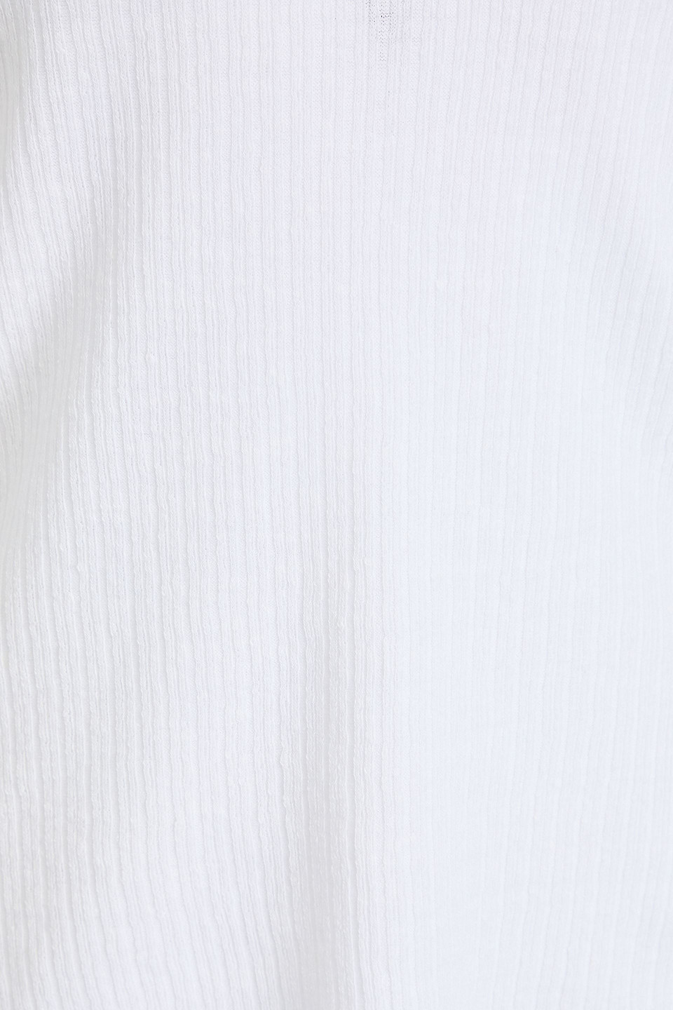 JAMES PERSE RIBBED LINEN-BLEND JERSEY TOP