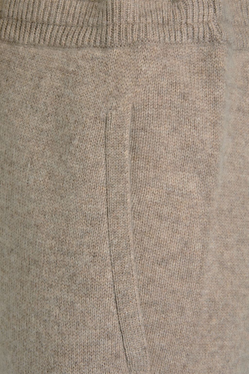 JAMES PERSE Cropped cashmere track pants